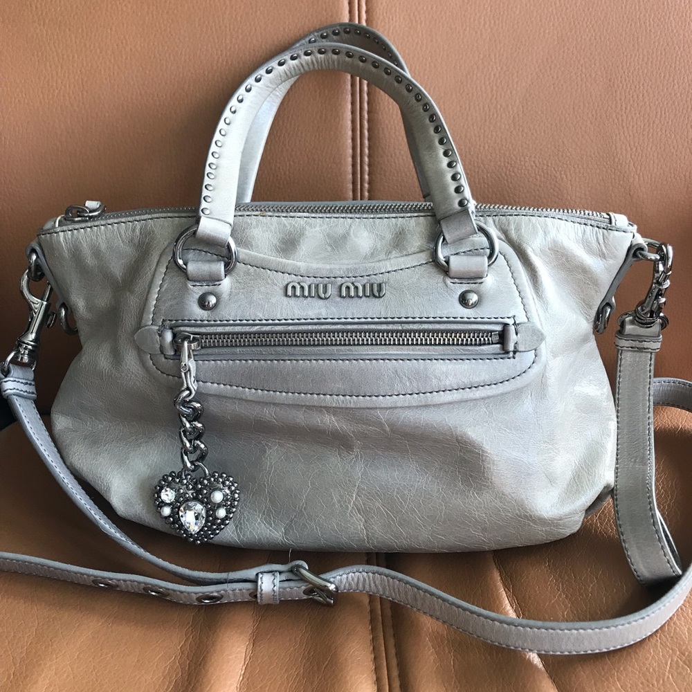 Gray MIU MIU Bag